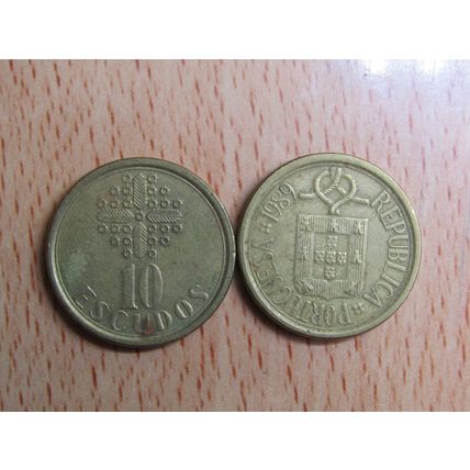 Portugal 1989 $10 Escudos Coin
