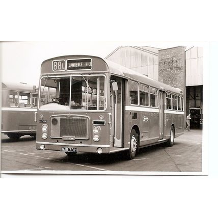 Black & White Photograph of Bristol Omnibus Co. Ltd. - WAE 791H