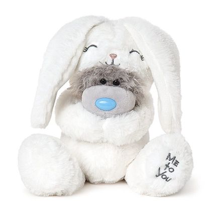 Me to You 9" Tatty Teddy Bear in a White Rabbit Costume