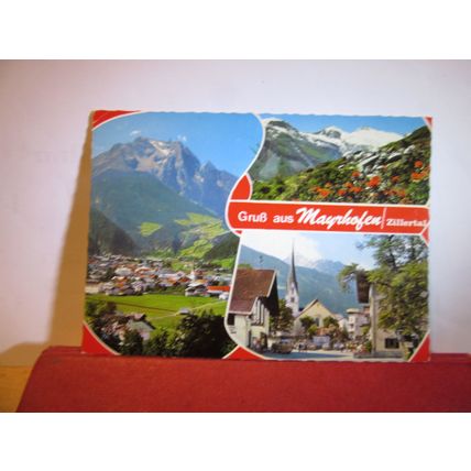 multiview, MAYRHOFEN, ZILLERTAL, AUSTRIA used postcard =