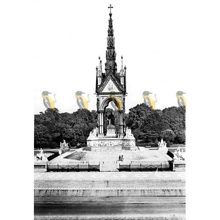 Albert Memorial, London, Modern Reproduction Print
