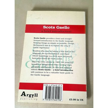 Scots Gaelic: A Brief Introduction by George McLennan : Paperback book .