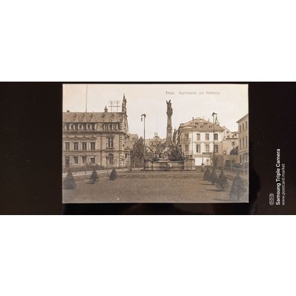 Trier. Kornmarkt mit Rathaus UNC 1908