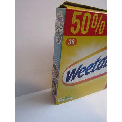 Weetabix 2021 Cereal Box Empty Wild Cats Football Prizes Offer
