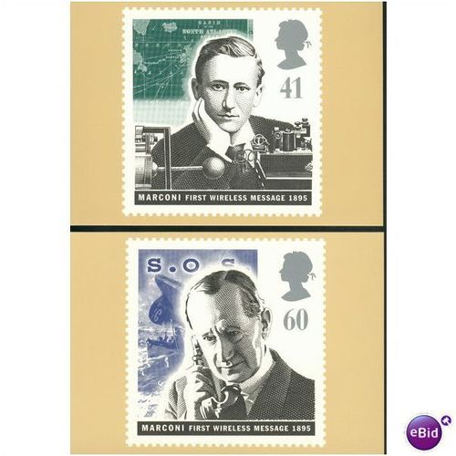 GB PHQ's mint set 1995 - Pioneers of Communication