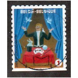 BEL 2009 (59c)(S/A) 'CIRCUS - ILLUSIONIST' FINE USED (EBID10561)