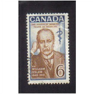 1969 canada sir william osler 6c f/u sg637