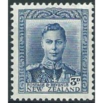 New Zealand 1941 SG609 3d Blue Mounted Mint .. ..