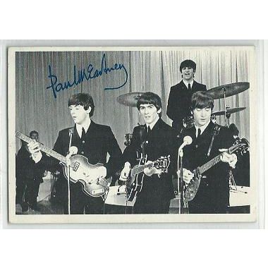 BEATLES 2nd series ' Paul, George , Ringo and John ' card # 62 ( 1964 )