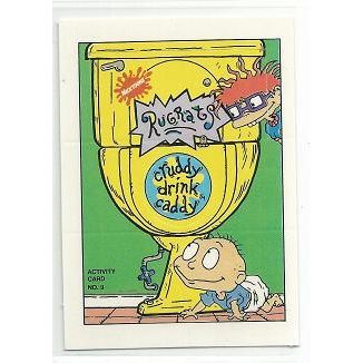 NICKTOONS ' ACTIVITY ' card # 9 RUGRATS ( 1993 )