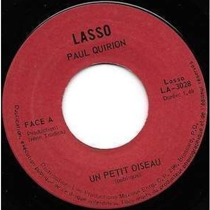 Paul Quirion - Lasso # LA-3028 - 7 pouces, 45 tours