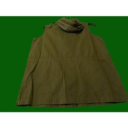 Romeo and Juliet Patched Hooded Army Vest
