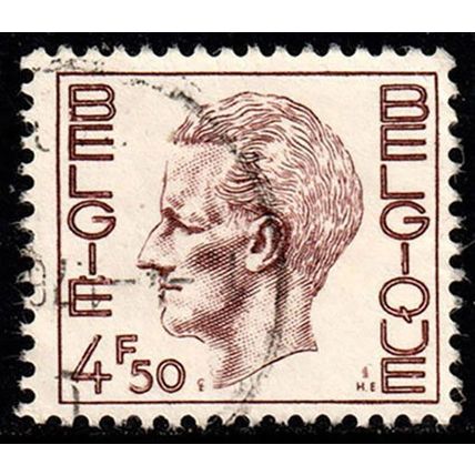Belgium 1972 King Baudouin 4.50F Used Stamp