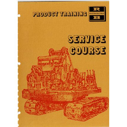 Royston Bucyrus 30RB 38RB Product Training Service Course Book PDF