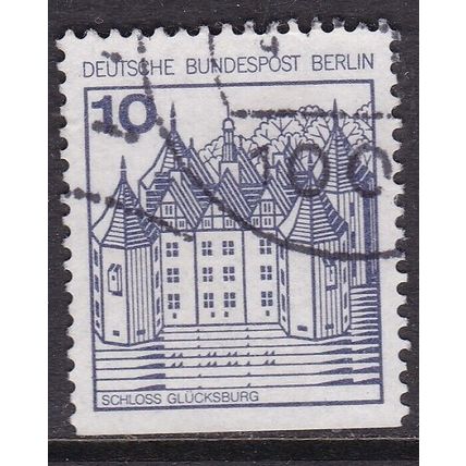 Berlin 1977 Schloss Glucksburg 10pf Booklet Stamp Fine Used SG B516a VGC