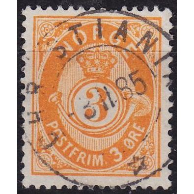 NORWEGEN NORWAY [1882] MiNr 0035 ( O/used ) [01]