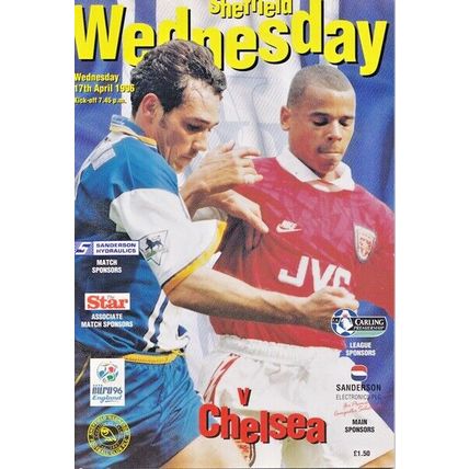 SHEFFIELD WEDNESDAY v CHELSEA PREMIER LEAGUE 1995/96