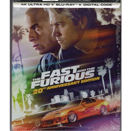The Fast and the Furious - 20th Limited Edition Steelbook 4K UHD