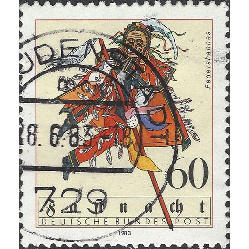 GERMANY, Shrove Tuesday Carnival, brown 1983, 60pf, #4