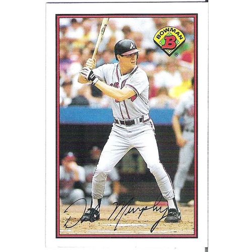 1989 Bowman baseball Dale Murphy card 276 - NM - Braves