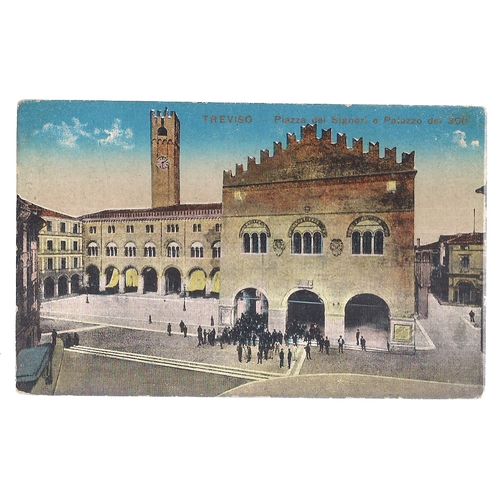 TREVISO, ITALY antique unused postcard #