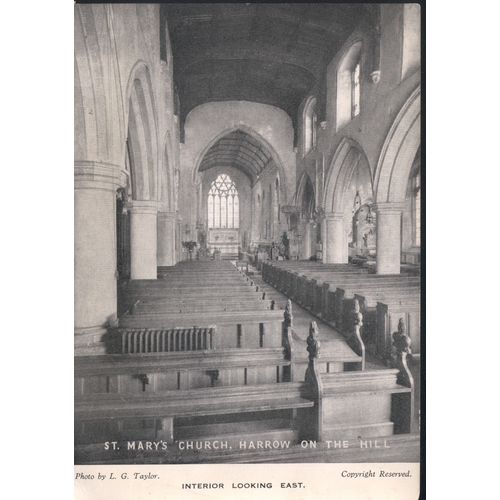 St. Mary's Church, Harrow-on-the-hill, London - Interior Looking East