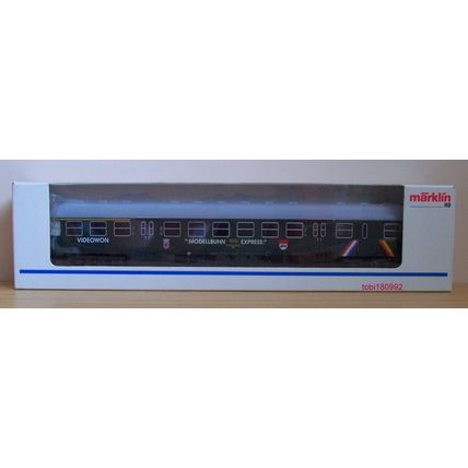 Marklin 84126 HO Modellbunn Express Video Car - 1st and 2nd Class - CFL NIB