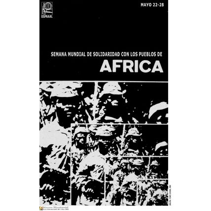 Political OSPAAAL POSTER.African REBELS for Freedom.a46..Socialist History art