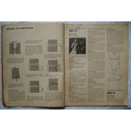 1974 Modern Knitting 1. 7004, machine knitting