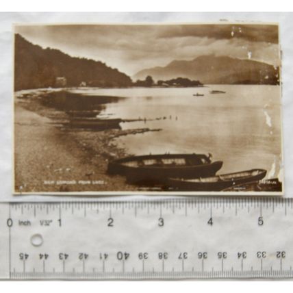 vintage postcard Ben Lomond from Luss