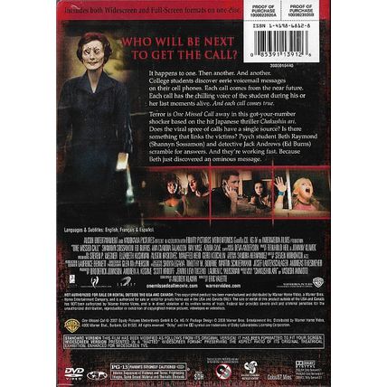 DVD - One Missed Call (2008) *Shannyn Sossamon / Ana Claudia Talancon / Horror*