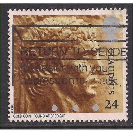 GB 1993 QE2 24p Roman Britain ' Claudius ' used SG 1771 ( M830 )