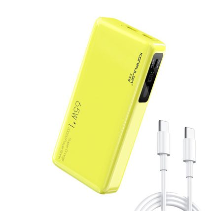 Konfulon 65W Power Bank 20000mAh for Phone iPad MacBook 45W Laptop Kodak Surface