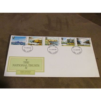 1981 GB FDC Cover - UK National Trusts - Hull frank