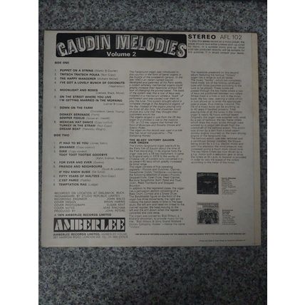 No Artist – Gaudin Melodies Volume 2 (AFL102) (LP)