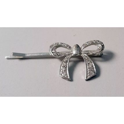 SINGLE DECORATIVE BOW HAIR CLIP