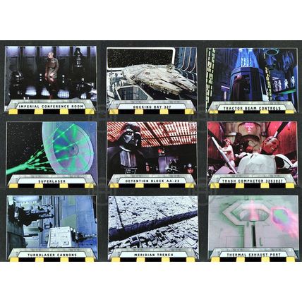 Topps Star Wars Rogue 1 Mission Briefing – Insert Set – Death Star (9 cards)