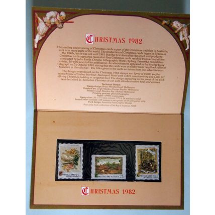 Australia 1982 Christmas presentation card set