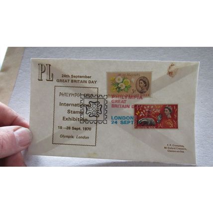 1970 Cover - Philympia Stamp Exhibition - Nature Week set