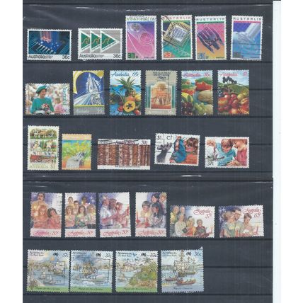 Australia stamps. 1987 used lot. Australia Day, QEII Birthday, etc (Q297)