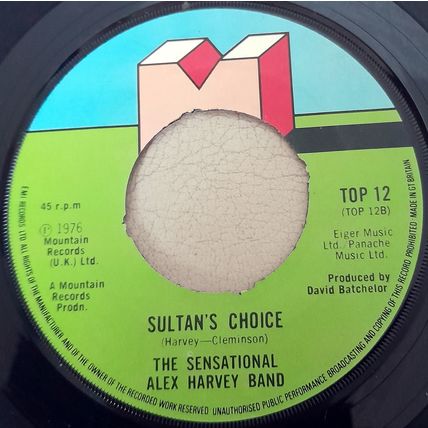 The Sensational Alex Harvey Band : Boston Tea Party : 45 rpm single