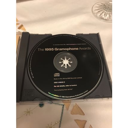 The 1995 gramophone awards - opera orchestral CD