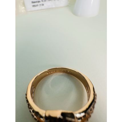 NIB Bomb Party Sz11 BP Ring RBP7574 Sparkling Embrace Violet CZ Rose Gold Pl
