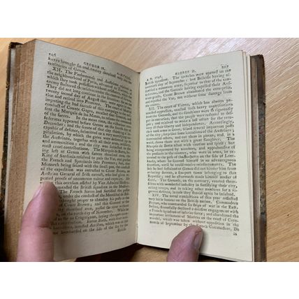 RARE* 1790 "HISTORY OF ENGLAND" T A LLOYD VOL 4 SMALL ANTIQUE BOOK (P3)