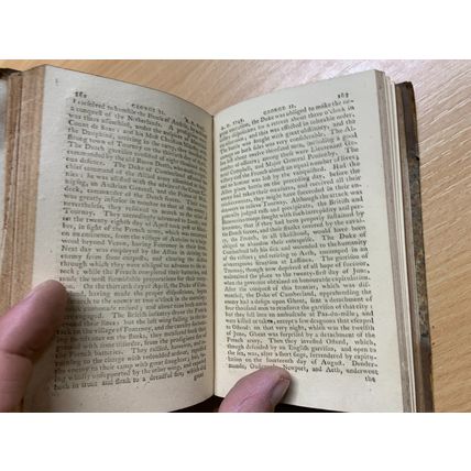 RARE* 1790 "HISTORY OF ENGLAND" T A LLOYD VOL 4 SMALL ANTIQUE BOOK (P3)