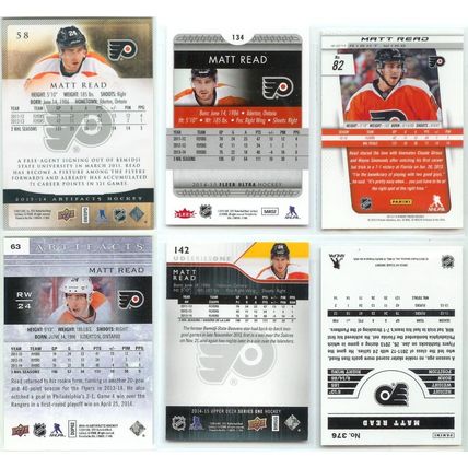 Matt Read 6x card lot