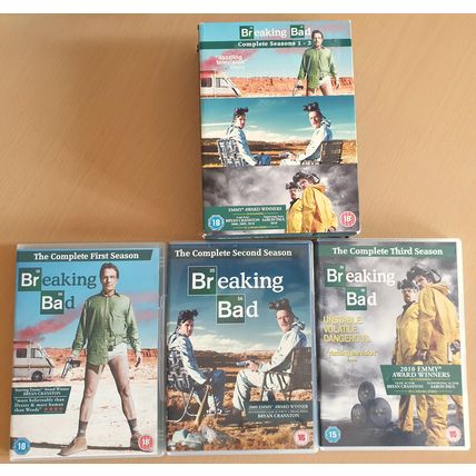 Breaking Bad The Complete First, Second and Third Seasons DVD Box Set