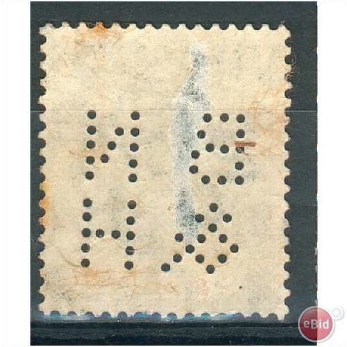 GB stamps 1937-47 KGV1 - 9d SG473 perfin - 2