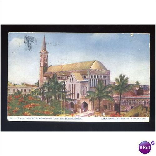 ZANZIBAR Cathedral Postcard by Universities Mission