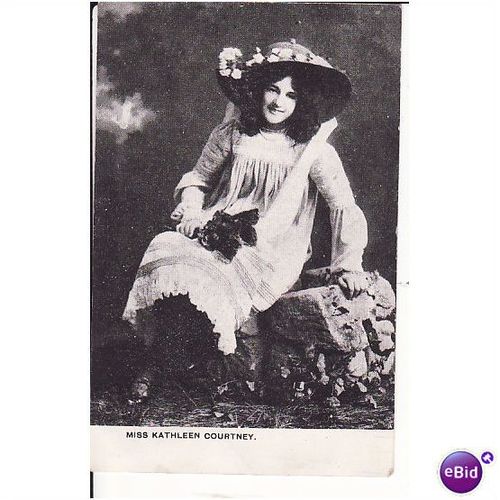 old postcard - Miss Kathleen Courtney